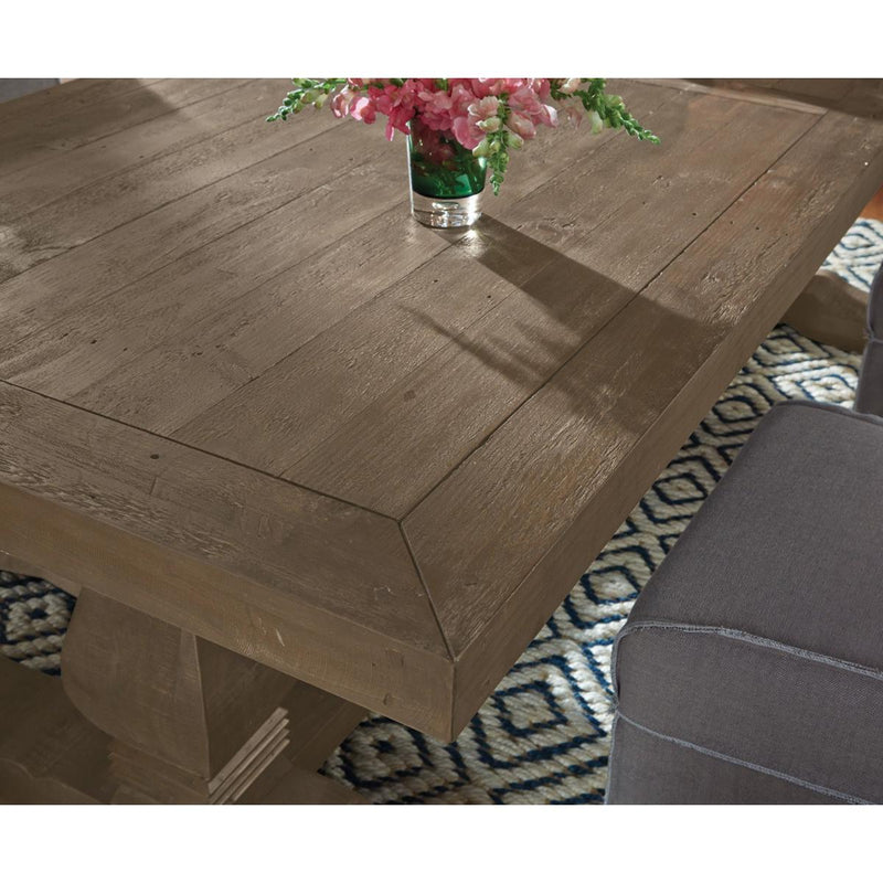 Classic Home Caleb Dining Table with Trestle Base 51030182 IMAGE 3