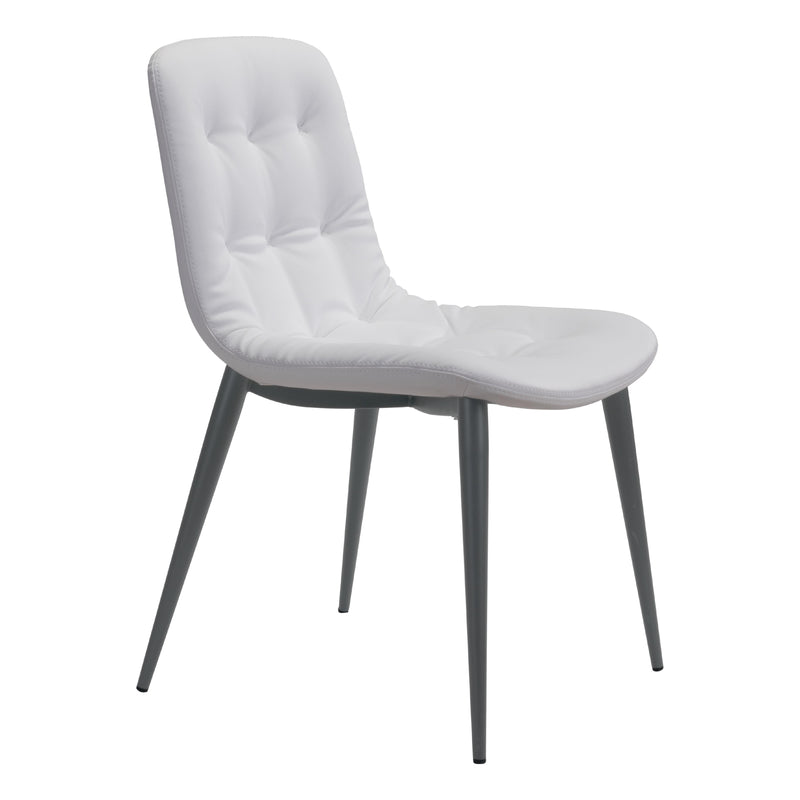 Zuo Tangiers 101083 Dining Chair - White IMAGE 1