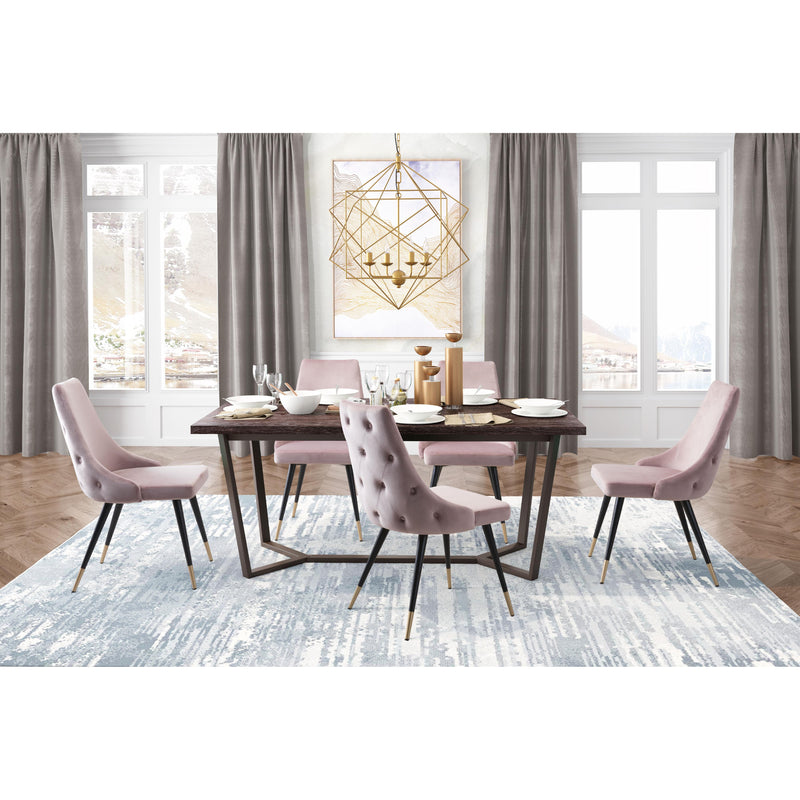 Zuo Piccolo 101088 Dining Chair - Pink IMAGE 9