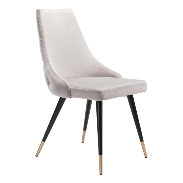 Zuo Piccolo 101089 Dining Chair - Grey IMAGE 1