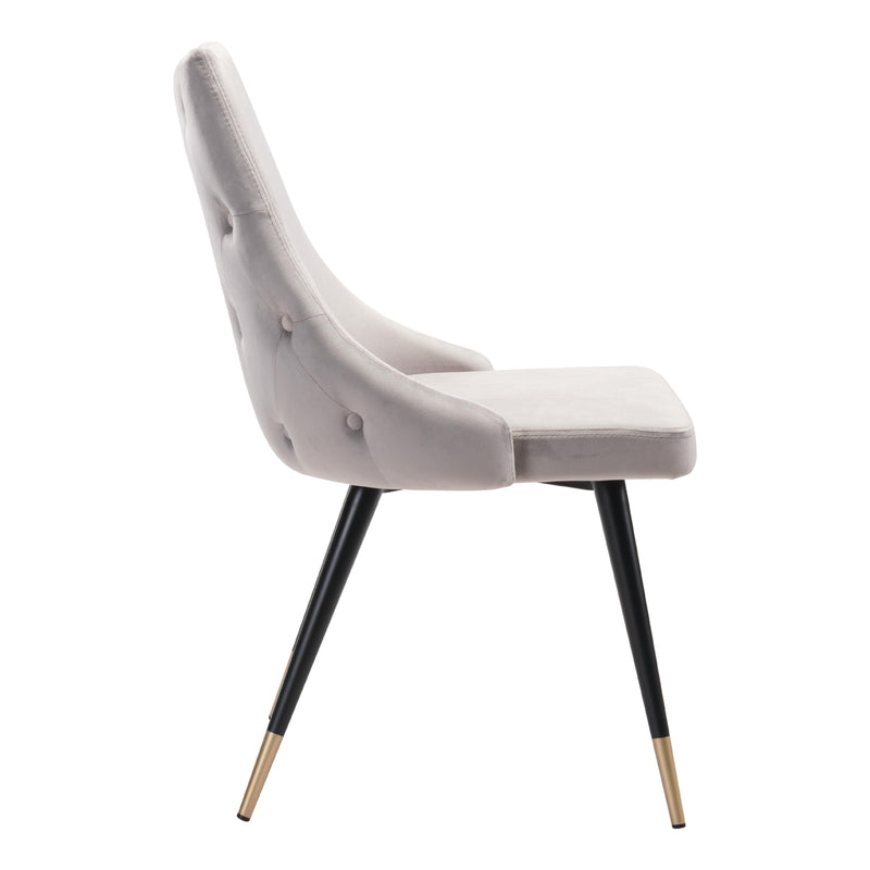 Zuo Piccolo 101089 Dining Chair - Grey IMAGE 2