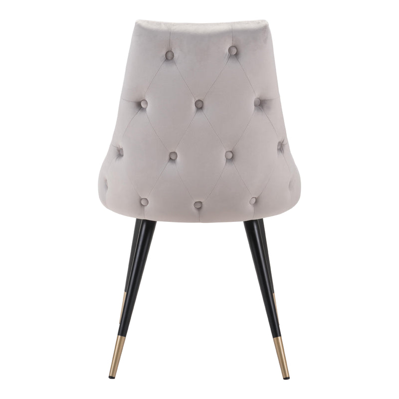 Zuo Piccolo 101089 Dining Chair - Grey IMAGE 4