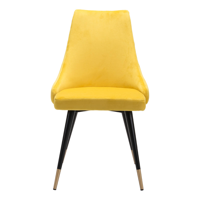Zuo Piccolo 101091 Dining Chair - Yellow IMAGE 3
