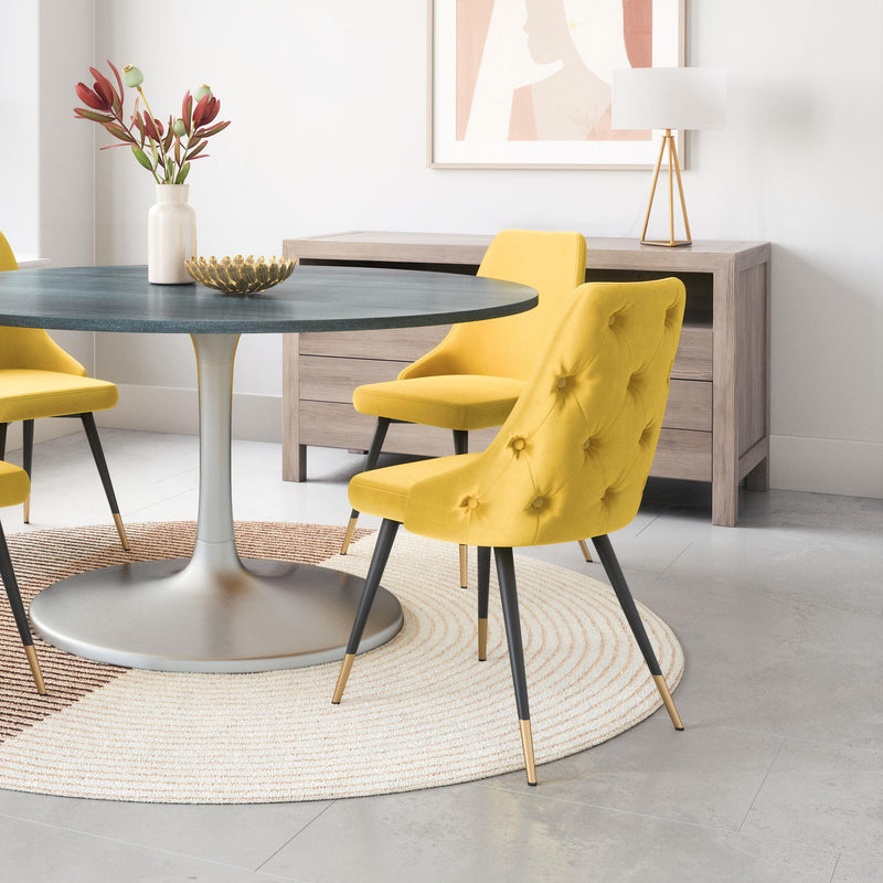 Zuo Piccolo 101091 Dining Chair - Yellow IMAGE 7