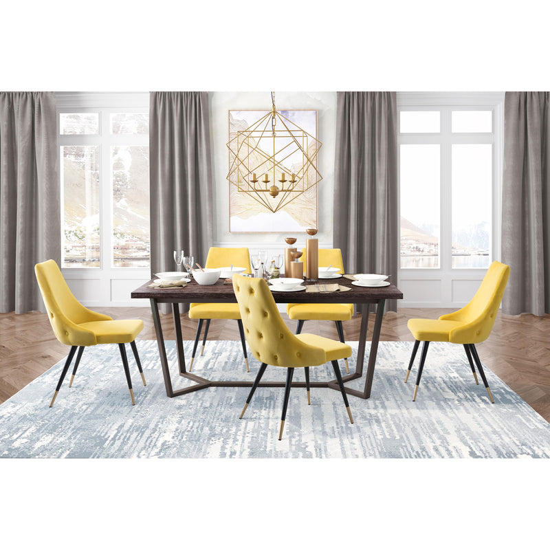 Zuo Piccolo 101091 Dining Chair - Yellow IMAGE 9