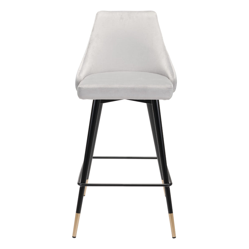 Zuo Piccolo 101093 Counter Stool - Grey IMAGE 3