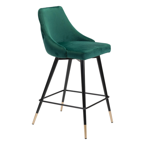 Zuo Piccolo 101094 Counter Stool - Green IMAGE 1