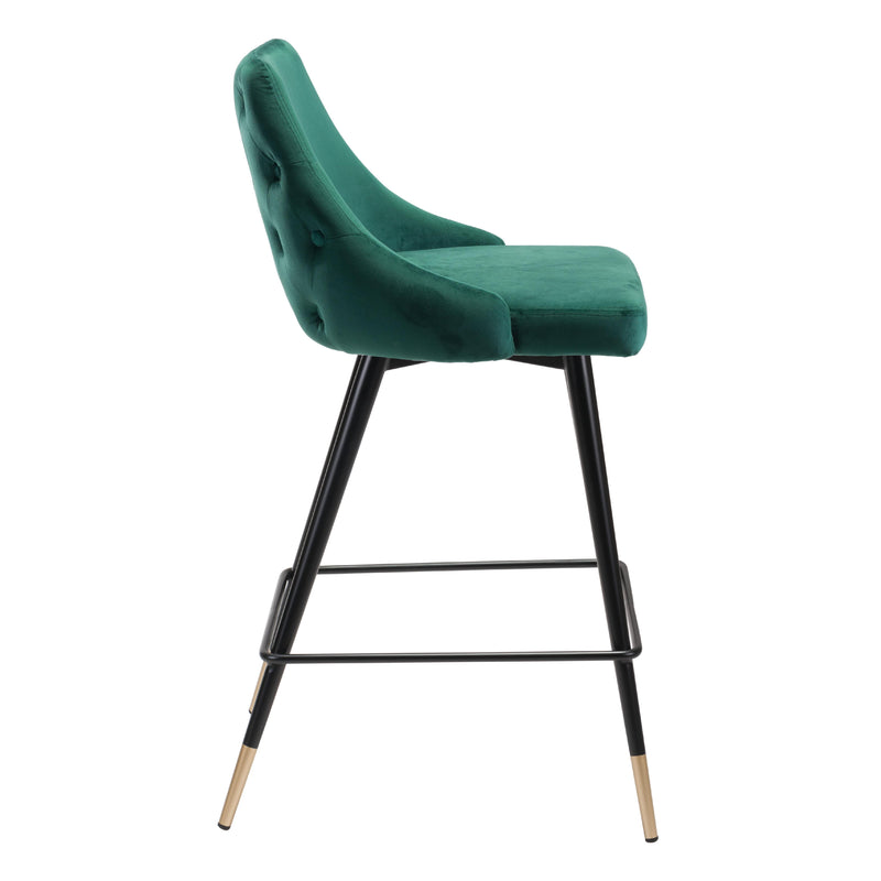 Zuo Piccolo 101094 Counter Stool - Green IMAGE 2