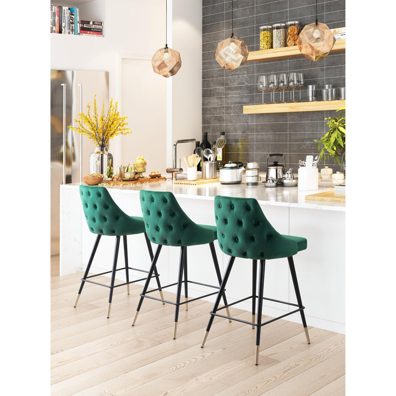 Zuo Piccolo 101094 Counter Stool - Green IMAGE 7