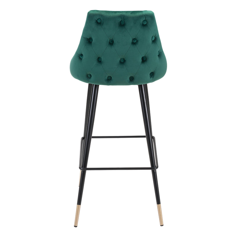 Zuo Piccolo 101098 Barstool - Green IMAGE 4