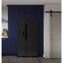 GE 36-inch, 25.1 cu.ft. Freestanding Side-by-Side Refrigerator with Water and Ice Dispensing System GSS25IGNBB IMAGE 7