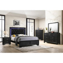  Crown Mark Micah Twin Upholstered Panel Bed B4350-T-HBFB/B4350-FT-RAIL IMAGE 3