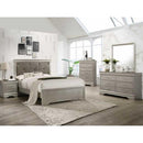  Crown Mark Amalia Queen Upholstered Panel Bed B6910-Q-HBFB/B6910-KQ-RAIL IMAGE 2
