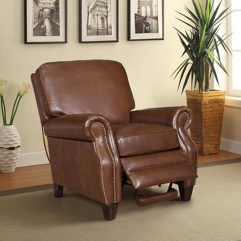 Barcalounger Briarwood Leather Recliner 7-4490-5702-85 IMAGE 8
