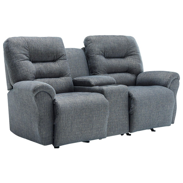 Best Home Furnishings Unity Reclining Fabric Loveseat with Console L730CC7 18622 IMAGE 1