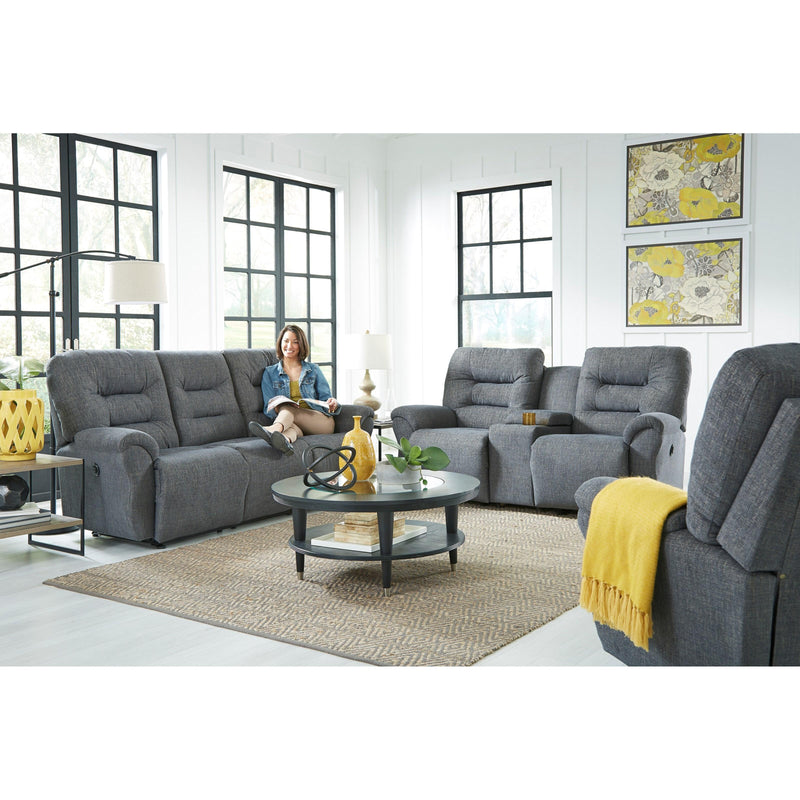 Best Home Furnishings Unity Reclining Fabric Loveseat with Console L730CC7 18622 IMAGE 5