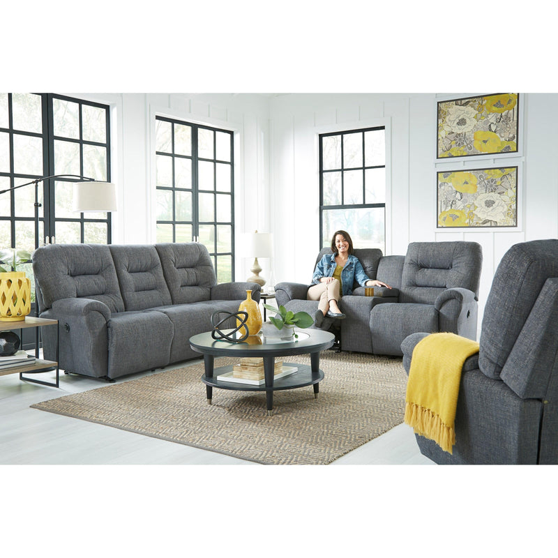 Best Home Furnishings Unity Reclining Fabric Loveseat with Console L730CC7 18622 IMAGE 6