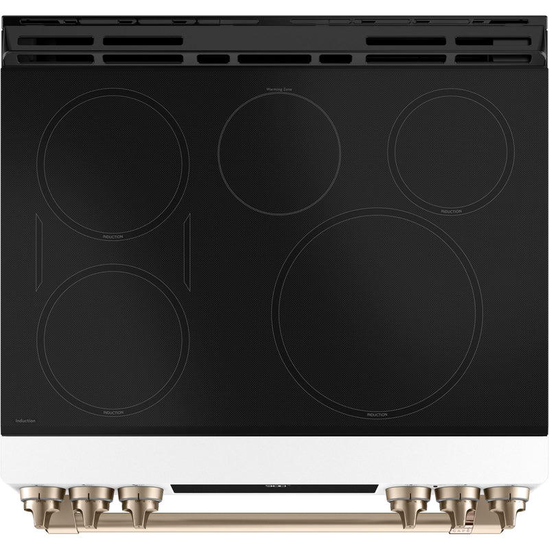 Café 30-inch Slide-in Induction Range with Warming Drawer CHS900P4MW2 IMAGE 2