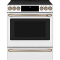 Café 30-inch Slide-in Electric Range with Warming Drawer CES700P4MW2 IMAGE 1