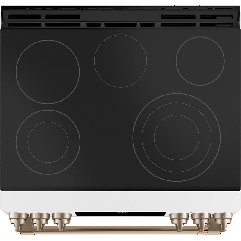 Café 30-inch Slide-in Electric Range with Warming Drawer CES700P4MW2 IMAGE 2