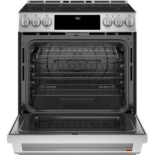 Café 30-inch Slide-in Induction Range with Warming Drawer CHS90XP2MS1 IMAGE 2