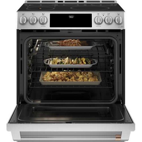 Café 30-inch Slide-in Induction Range with Warming Drawer CHS90XP2MS1 IMAGE 3