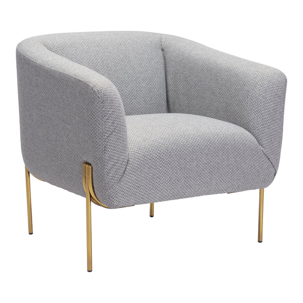 Zuo Micaela 101259 Armchair - Grey IMAGE 1