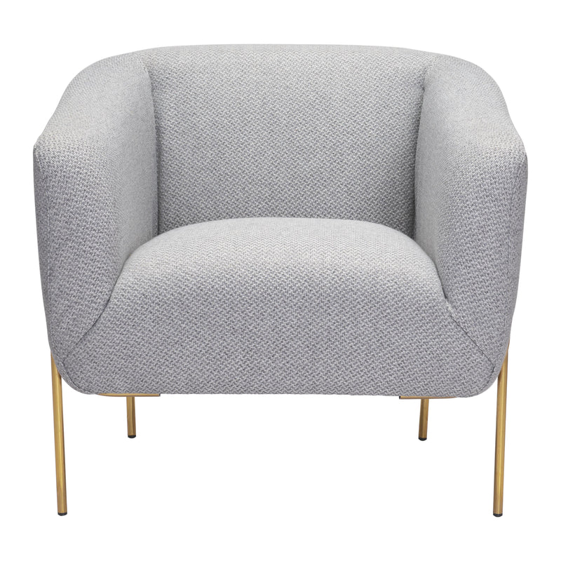 Zuo Micaela 101259 Armchair - Grey IMAGE 3