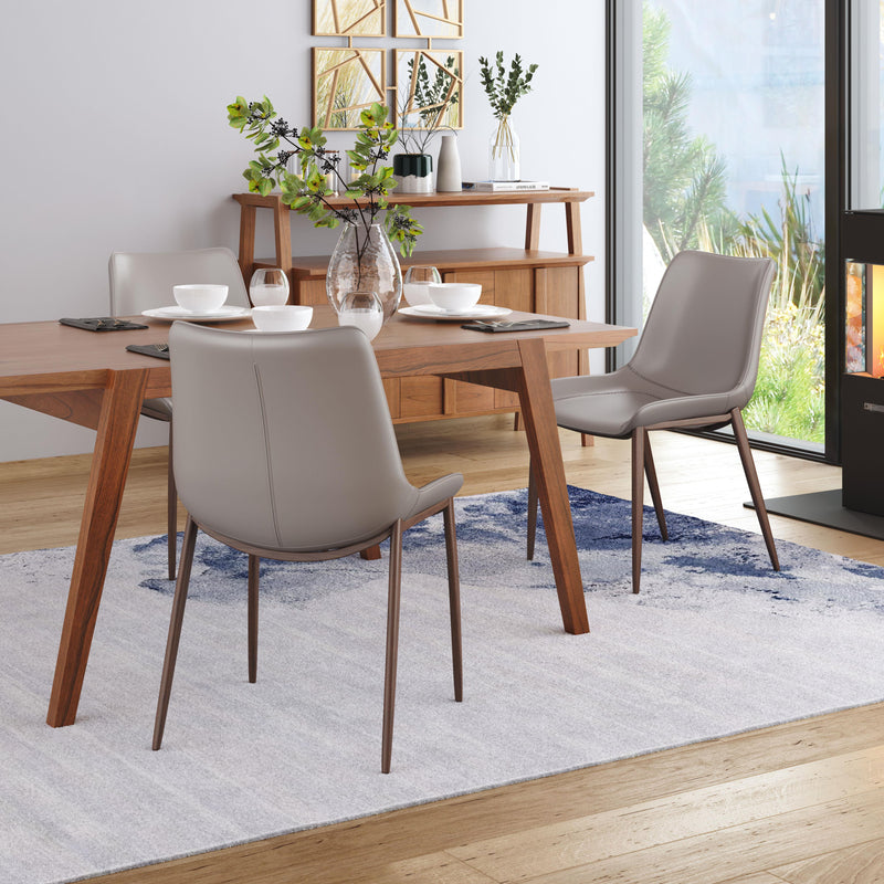 Zuo Magnus 101272 Dining Chair - Brown & Walnut IMAGE 8