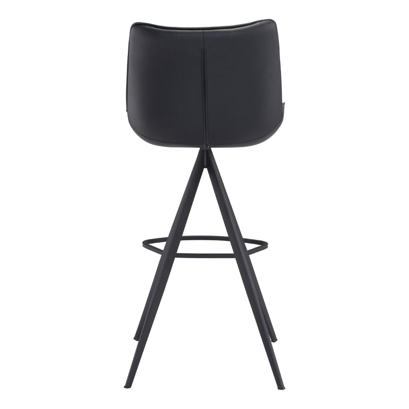 Zuo Aki 101289 Barstool - Black IMAGE 4