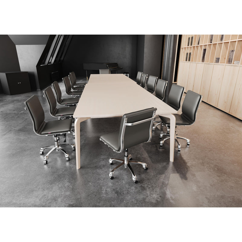 Zuo Lider Plus 215233 Armless Office Chair - Grey IMAGE 9