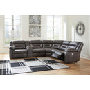  Signature Design by Ashley Kincord Power Reclining Leather Look 4 pc Sectional 1310459/1310477/1310446/1310462 IMAGE 3