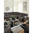 Signature Design by Ashley Kincord Power Reclining Leather Look 4 pc Sectional 1310458/1310446/1310477/1310473 IMAGE 11