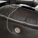  Signature Design by Ashley Kincord Power Reclining Leather Look 4 pc Sectional 1310458/1310446/1310477/1310473 IMAGE 6