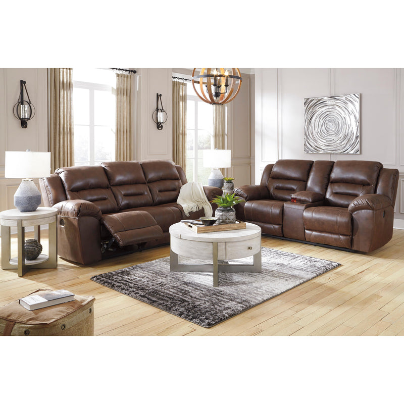 Signature Design by Ashley Stoneland Power Reclining Leather Look Loveseat 3990496 IMAGE 9