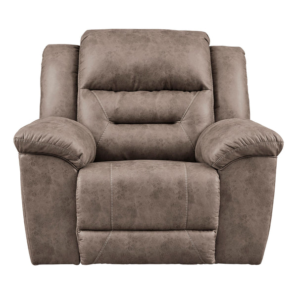 Signature Design by Ashley Stoneland Power Rocker Leather Look Recliner 3990598 IMAGE 1