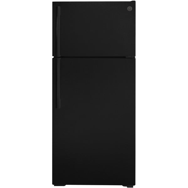 GE 16.6 cu. ft. Top-Freezer Refrigerator GTE17DTNRBB IMAGE 1