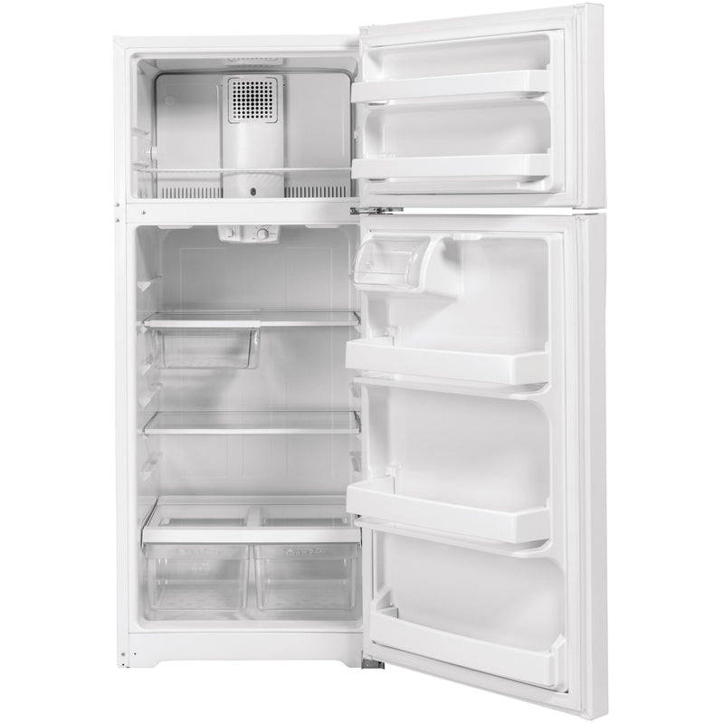 GE 16.6 cu. ft. Top Freezer Refrigerator GTS17GTNRWW IMAGE 2