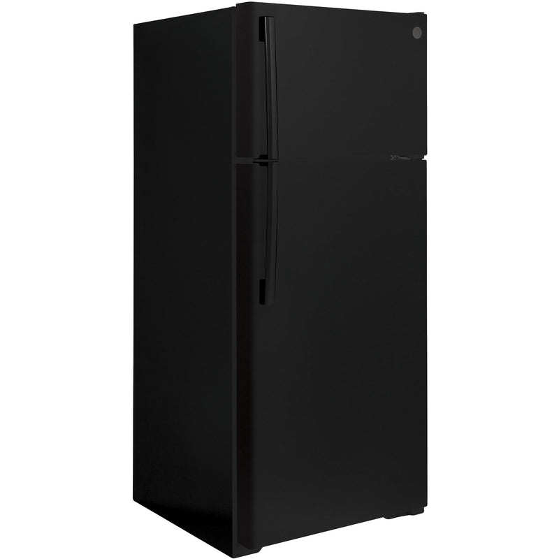 GE 17.5 cu. ft. Top Freezer Refrigerator with Factory-Installed Icemaker GIE18DTNRBB IMAGE 5