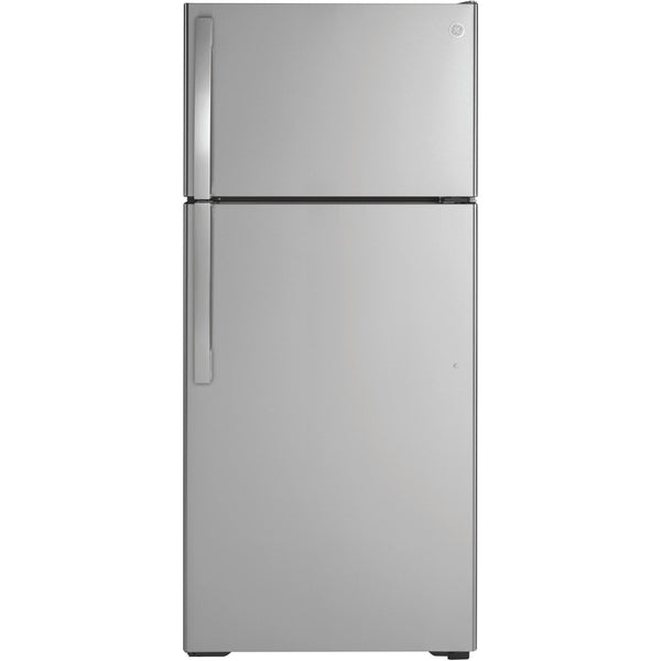 GE 16.6 cu. ft. Top Freezer Refrigerator GTS17GSNRSS IMAGE 1