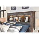  Signature Design by Ashley Drystan B211B44 Full Bookcase Bed with 2 Storage Drawers IMAGE 3