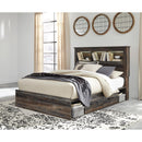  Signature Design by Ashley Drystan Queen Bookcase Bed with Storage B211-65/B211-54/B211-60/B211-60/B100-13 IMAGE 2
