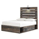  Signature Design by Ashley Drystan B211B9 Full Panel Bed with 2 Storage Drawers IMAGE 1