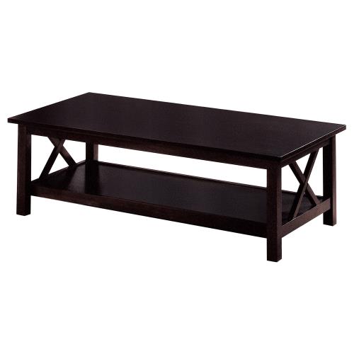 5909 Coaster Rachelle 3-Piece Occasional Table Set Deep Merlot