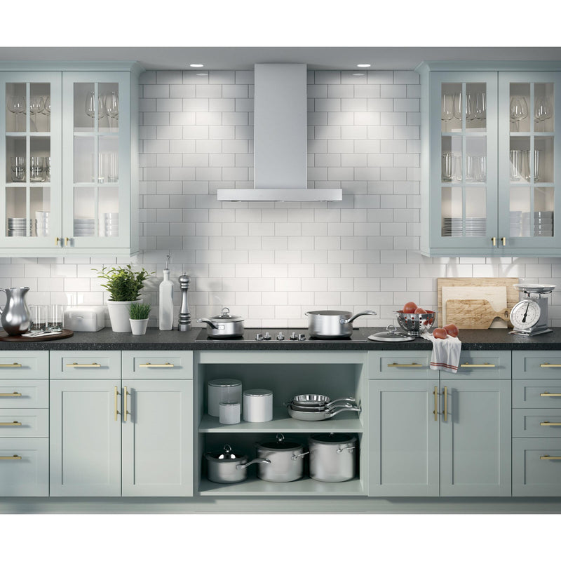  GE 30-inch Designer Wall Mount Range Hood UVW9301SLSS IMAGE 5