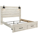  Signature Design by Ashley Cambeck King Panel Bed with Storage B192-58/B192-56S/B192-97 IMAGE 2