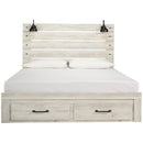  Signature Design by Ashley Cambeck King Panel Bed with Storage B192-58/B192-56S/B192-97 IMAGE 3