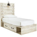  Signature Design by Ashley Cambeck B192B21 Twin Panel Bed with 4 Storage Drawers IMAGE 1