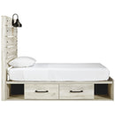  Signature Design by Ashley Cambeck B192B21 Twin Panel Bed with 4 Storage Drawers IMAGE 4