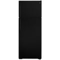 GE 28-inch, 17.5 cu.ft. Freestanding Top Freezer Refrigerator GTE18GTNRBB IMAGE 1